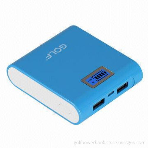 Mobile power bank, LCD interface with dual USB output ports